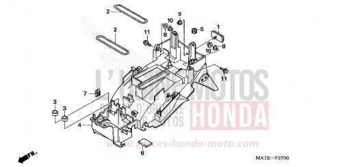 REAR FENDER CBR1100XX5 de 2005